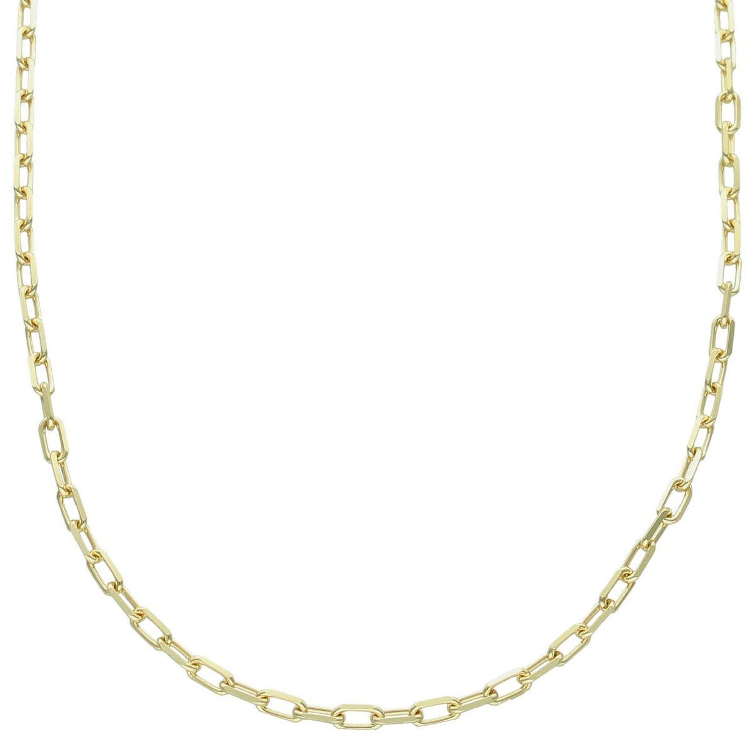 Złoty łańcuszek próby 585 ze splotem ankier o szerokości 2,2 mm. Waży 5,68 g, posiada wygodne zapięcie na karabińczyk. Idealny do noszenia solo lub z zawieszką.1.jpg